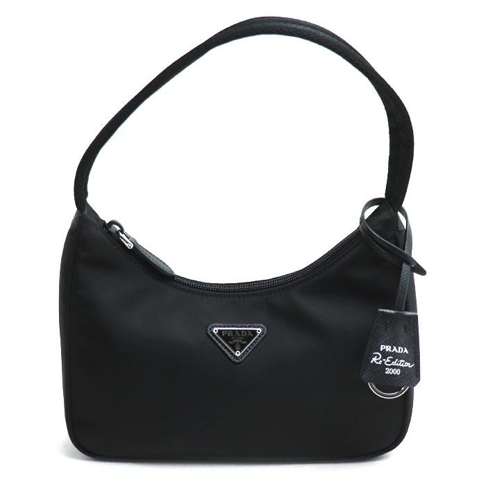 mimo@プロフ必読♡PRADA プラダテスート　ショルダーバッグブラック PRADA（プラダ） テスート ナイロン ミニ Re-Edition 2000 ショルダー