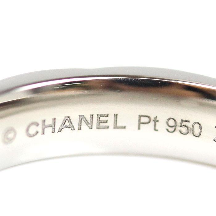 CHANEL（シャネル） Pt950プラチナ マトラッセ 1Pダイヤ リング・指輪