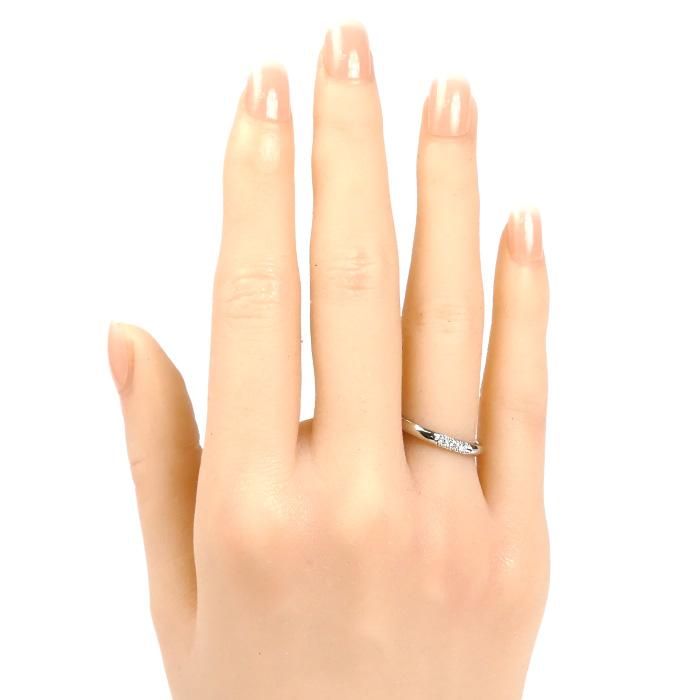 MIKIMOTO（ミキモト） Pt950プラチナ リング・指輪 ダイヤモンド0.06ct