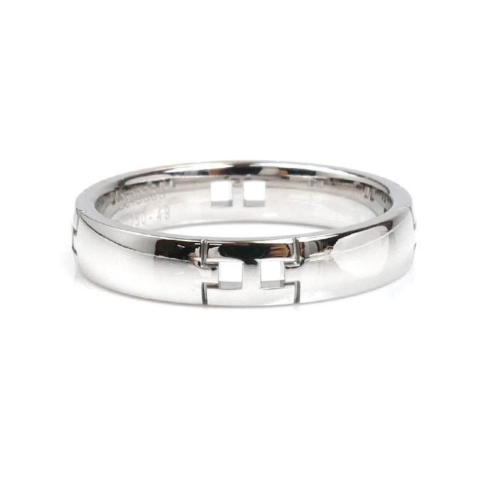 HERMES エルメス K18WG ホワイトゴールド ヘラクレス リング・指輪  