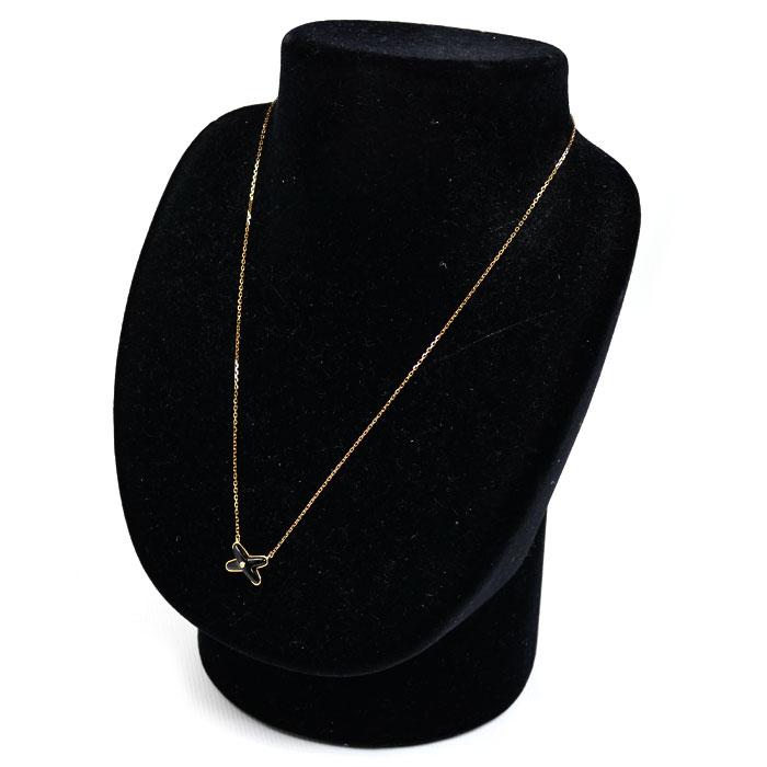 K2065 超美品!! ショーメ リアン K18PG ダイヤ コードネックレス K2065 超美品!! ショーメ リアン K18PG ダイヤ コードネックレス