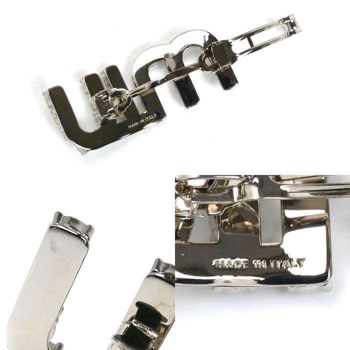 ミュウミュウ MIUMIU バレッタ miu MIUMIU ミュウミュウ バレッタ 5IF172 2F6T レディース