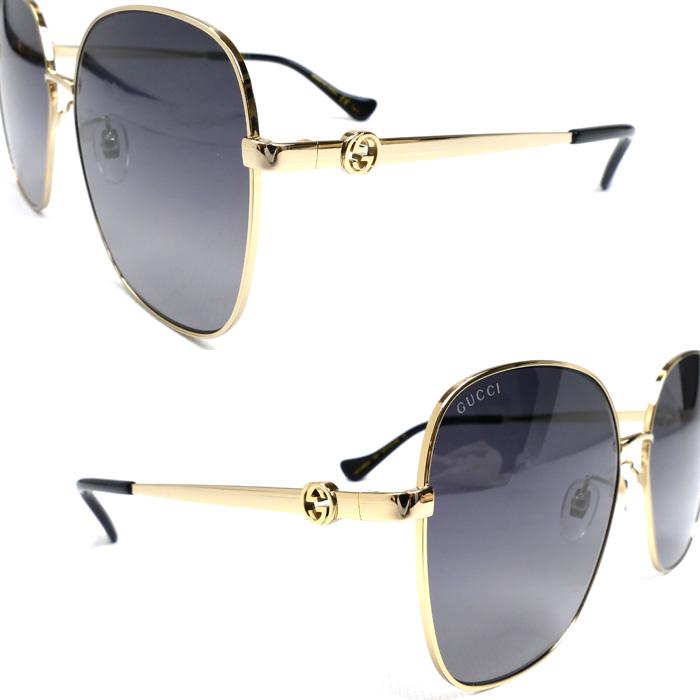 GUCCI（グッチ） インターロッキングG サングラス ゴールド GG1089SA 