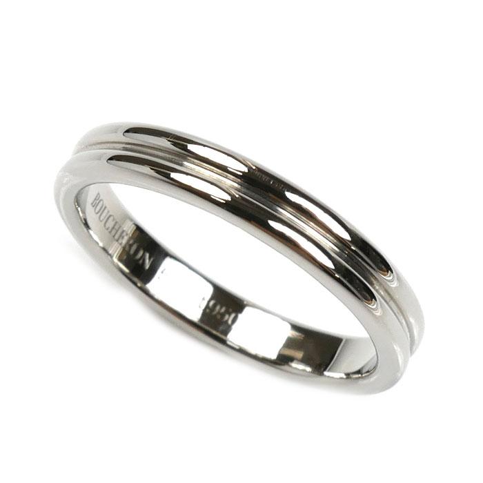 BOUCHERON（ブシュロン） Pt950プラチナ ゴドロン リング・指輪