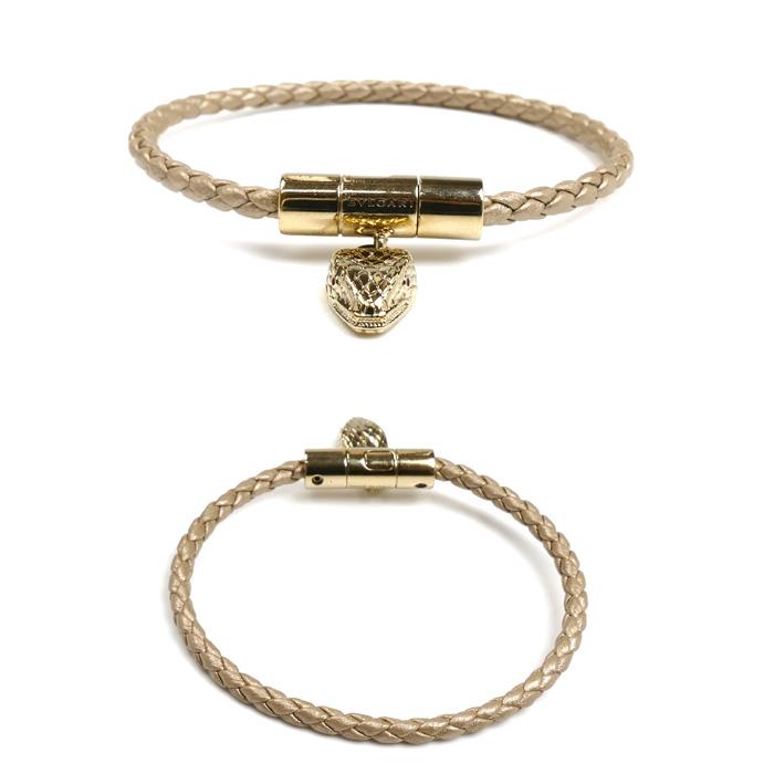 BVLGARI（ブルガリ） 真鍮 革 セルペンティ フォーエバー レザー