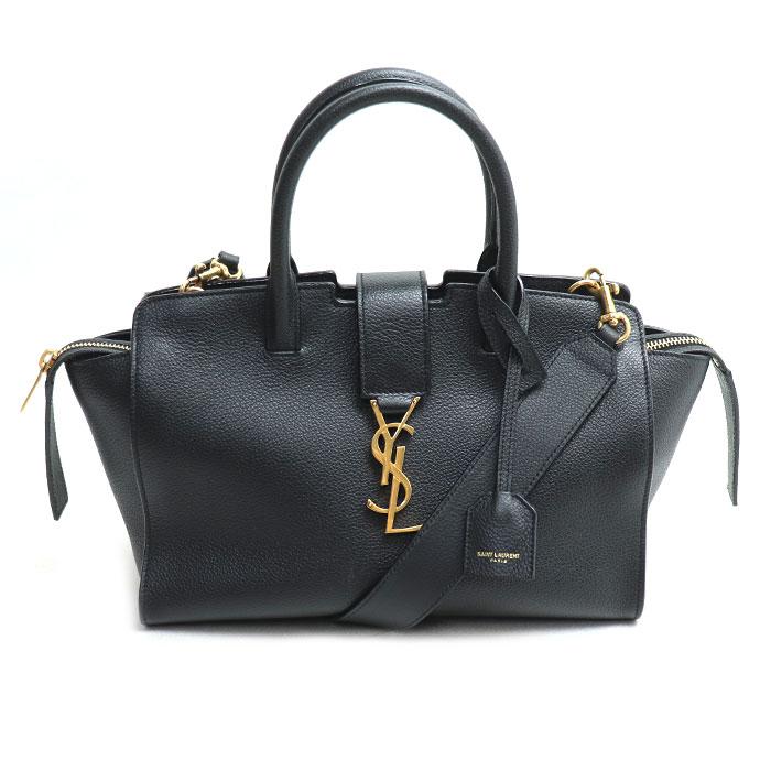SAINT LAURENT カバス レザー 2WAYハンドバッグ SAINT LAURENT - イヴ・サンローラン YSL カバス シック 2way