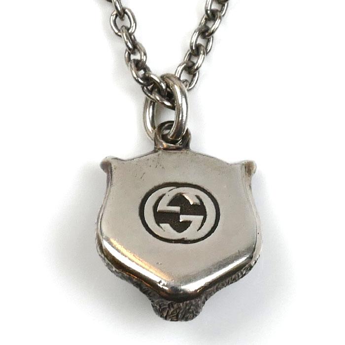 GUCCI（グッチ） シルバー925 タイガーヘッド ネックレス 433608 17.2g