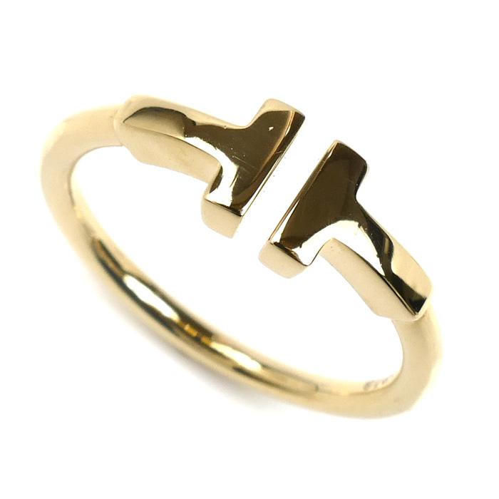 TIFFANY&Co.（ティファニー） K18YG イエローゴールド Tワイヤー