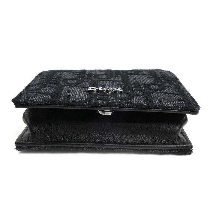 Dior ディオール オブリーク コインケース ブラック 2ESCP049YSE