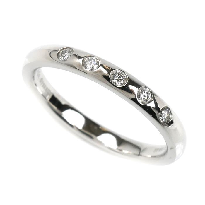 TIFFANY&Co.（ティファニー） Pt950プラチナ スタッキングバンド 5P