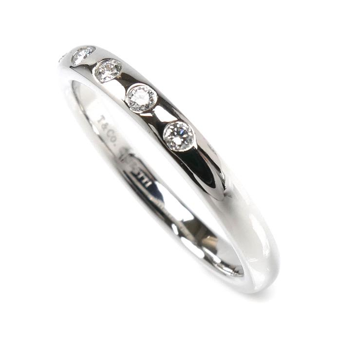TIFFANY&Co.（ティファニー） Pt950プラチナ スタッキングバンド 5P