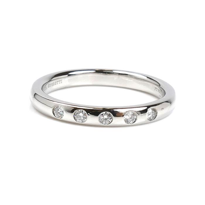 TIFFANY&Co.（ティファニー） Pt950プラチナ スタッキングバンド 5P