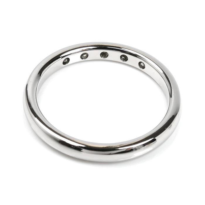 TIFFANY&Co.（ティファニー） Pt950プラチナ スタッキングバンド 5P