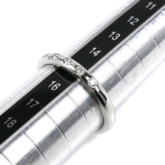 TIFFANY&Co.（ティファニー） Pt950プラチナ スタッキングバンド 5P