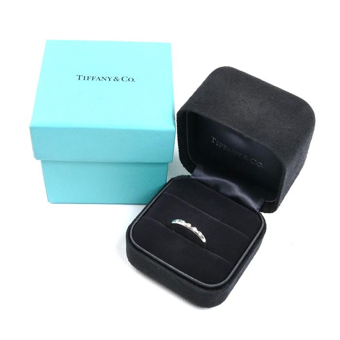 TIFFANY&Co.（ティファニー） Pt950プラチナ スタッキングバンド 5P