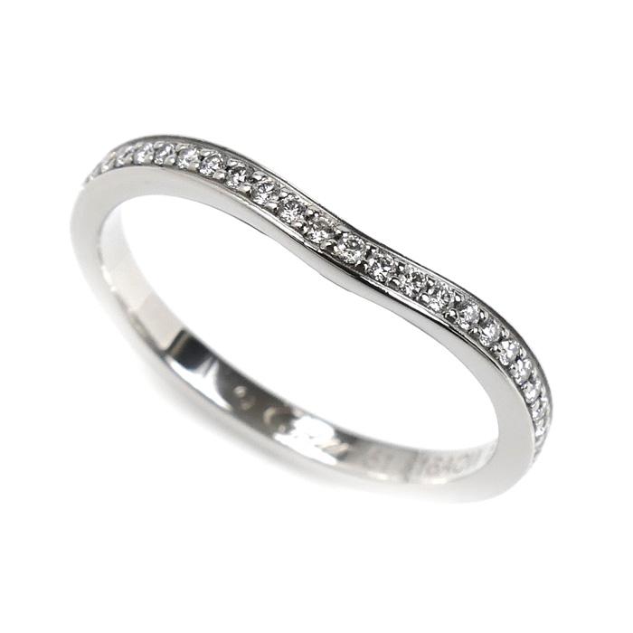 Cartier（カルティエ） Pt950プラチナ バレリーナ カーブ ハーフ
