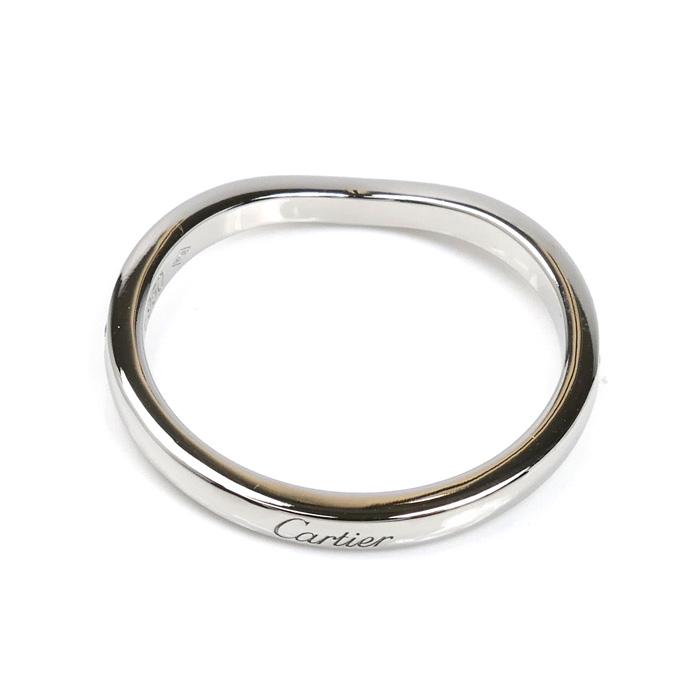 Cartier（カルティエ） Pt950プラチナ バレリーナ カーブ ハーフ