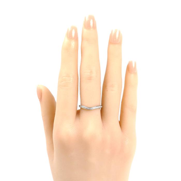 Cartier（カルティエ） Pt950プラチナ バレリーナ カーブ ハーフ