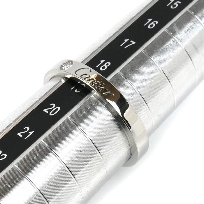 Cartier（カルティエ） Pt950プラチナ ウェディング 1Pダイヤ