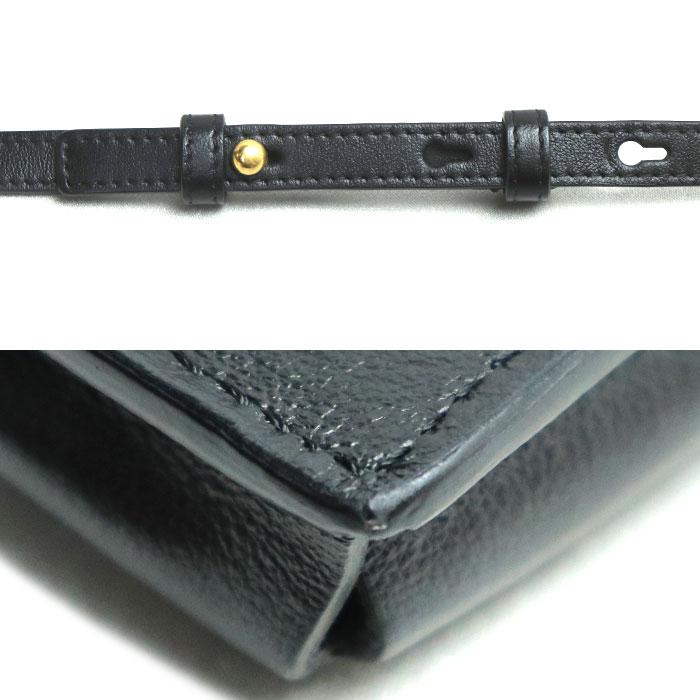 TOD’S トッズ Tタイムレス ショルダーバッグ フォンポーチ ブラック XAWTSAOV302RORB999 スマホケース レディース【中古】 TOD'S トッズ Tタイムレス ショルダーバッグ フォンポーチ ブラック