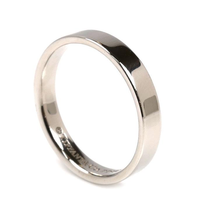 TIFFANY&Co. ティファニー Pt950プラチナ フラットバンド リング・指輪