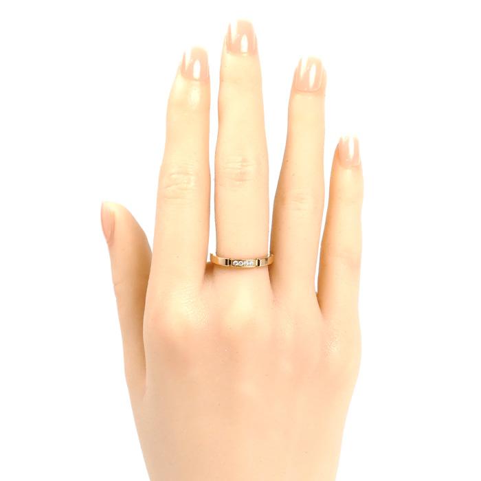 【Cartier 49 9号リング】マイヨンパンテール WG 4Pダイヤ Cartier（カルティエ） K18PG ピンクゴールド マイヨンパンテール 4P