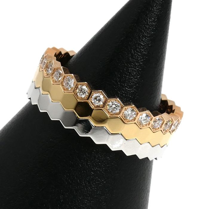 CHAUMET（ショーメ） K18YG/PG/WG ビーマイラブ ハニカム ダイヤ