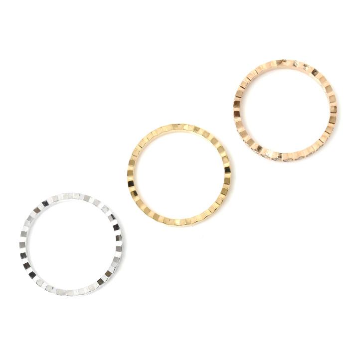 CHAUMET（ショーメ） K18YG/PG/WG ビーマイラブ ハニカム ダイヤ