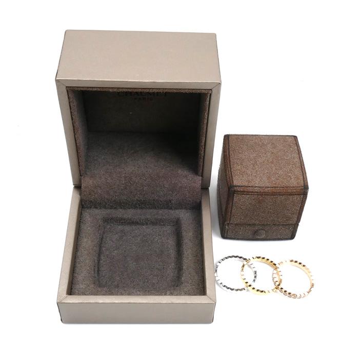 CHAUMET ビーマイラブ ハニカムリングダイヤWG３粒(付属品・箱あり) CHAUMET（ショーメ） 【新品同様】ショーメ BEE MY LOVE ビーマイラブ
