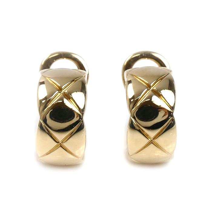 CHANEL（シャネル） K18YG イエローゴールド ココクラッシュ ピアス