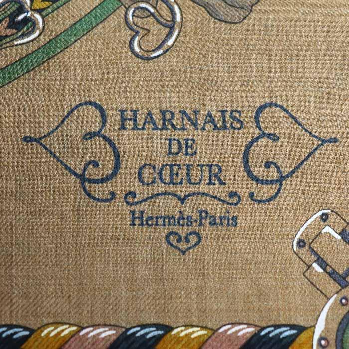 HERMES（エルメス） カレ45ガヴロッシュ HARNAIS DE COEUR アルネドゥ