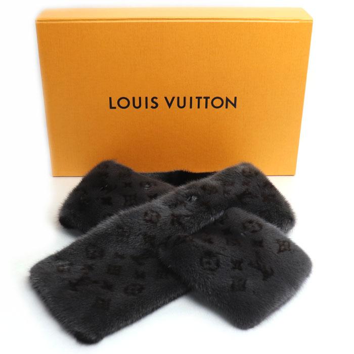 LOUIS VUITTON（ルイ・ヴィトン） マフラー モノグラムリバース グレー