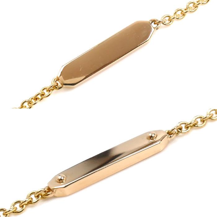 TIFFANY&Co.（ティファニー） K18PG ピンクゴールド タグ チェーン