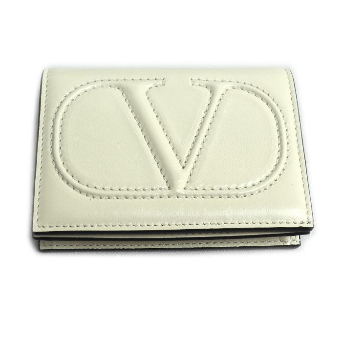 VALENTINO GARAVANI Vロゴ コンパクトウォレット ミニ財布 Valentino Garavani ヴァレンティノ・ガラヴァーニ Vロゴ コンパクト