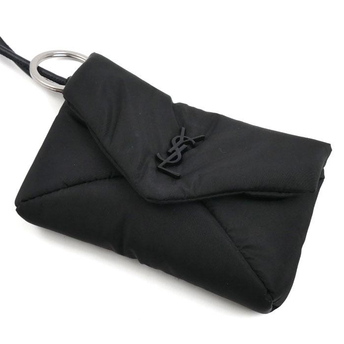 SAINT LAURENT サンローラン カサンドラ ミニ エンベロープ ポーチ ブラック 797979 FADKQ 1000 レディース ...