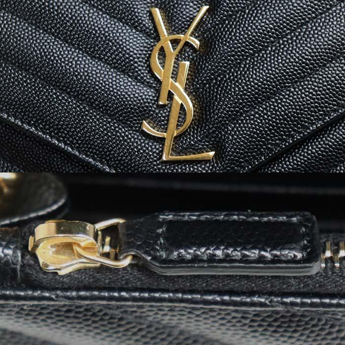 SAINT LAURENT サンローラン カサンドラ チェーンウォレット