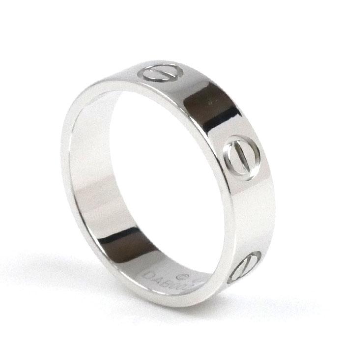 Cartier（カルティエ） K18WG ホワイトゴールド ラブ リング リング