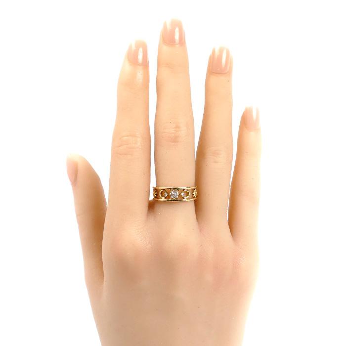 STAR JEWELRY スタージュエリー K18YG イエローゴールド MOON&SUN