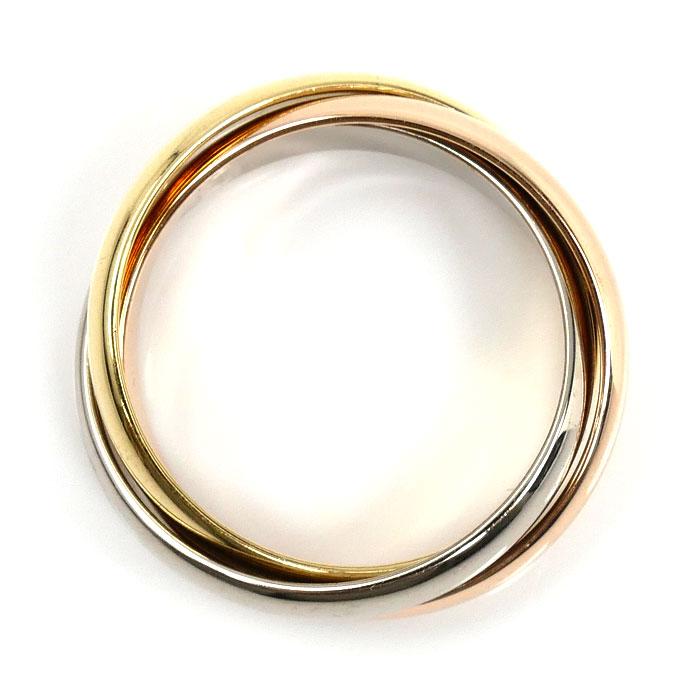 カルティエ　トリニティリング 750YG/WG/PG K18 52号(12号) Cartier（カルティエ） K18YG/PG/WG トリニティ リング・指輪 12号 52