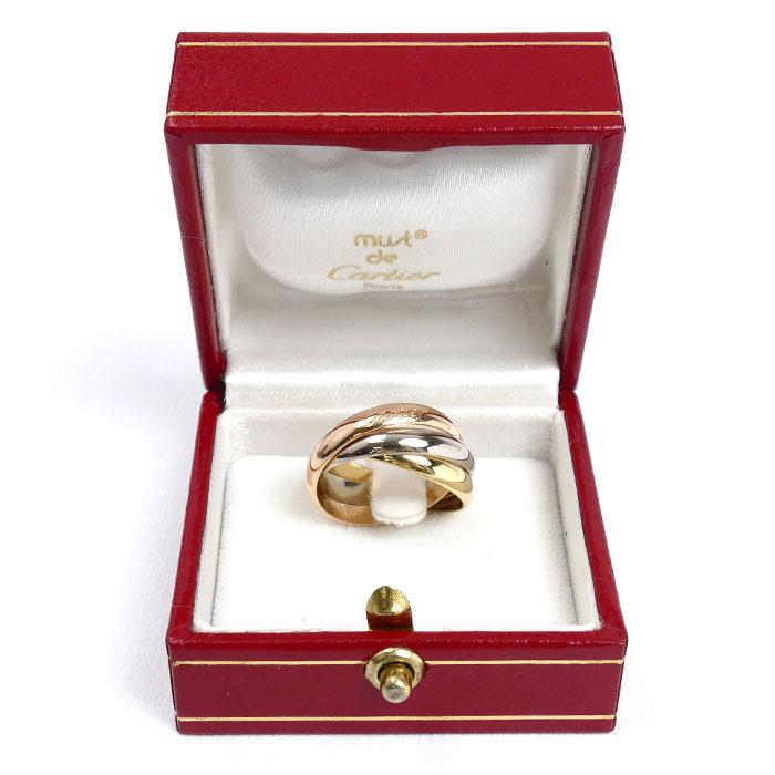 Cartier（カルティエ） K18YG/PG/WG トリニティ リング・指輪 12号 52