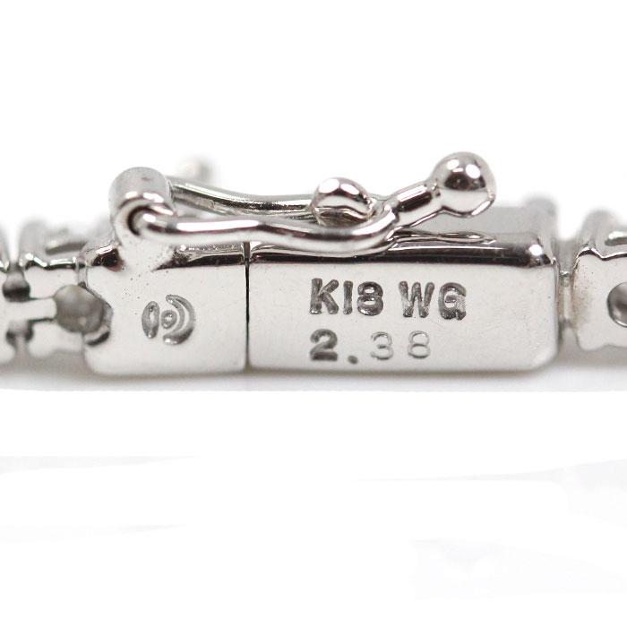 TASAKI タサキ K18WG ホワイトゴールド テニスブレス ブレスレット