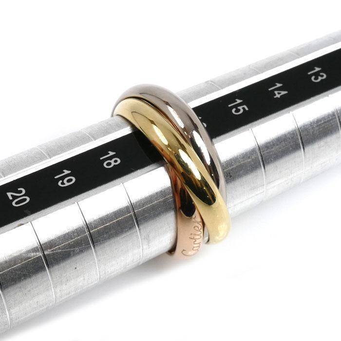 Cartier（カルティエ） K18YG/PG/WG トリニティ リング・指輪 16.5号