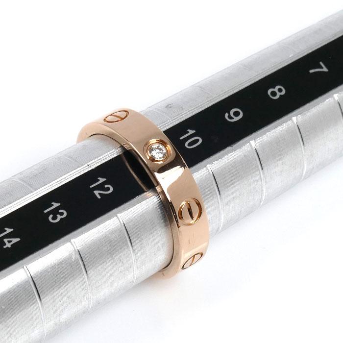 Cartier（カルティエ） K18PG ピンクゴールド ミニラブ 1P ダイヤ