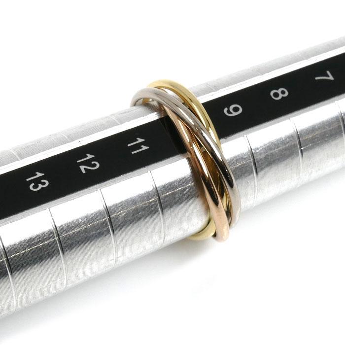 Cartier（カルティエ） K18YG/PG/WG トリニティ リング・指輪 10号 50
