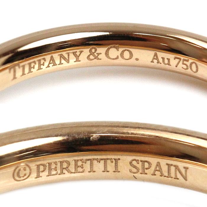 TIFFANY&Co.（ティファニー） K18PG ピンクゴールド カーブドバンド 9P
