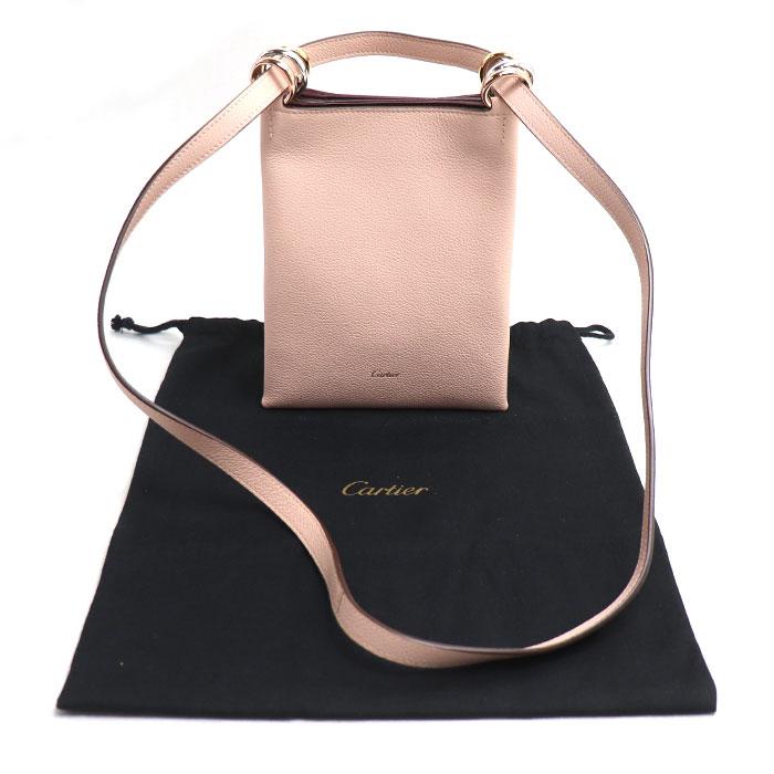 Cartier（カルティエ） トリニティ ショルダーバッグ ピンクベージュ
