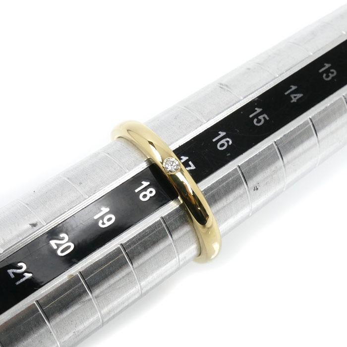 TIFFANY&Co.（ティファニー） K18YG スタッキングバンド 1P ダイヤ