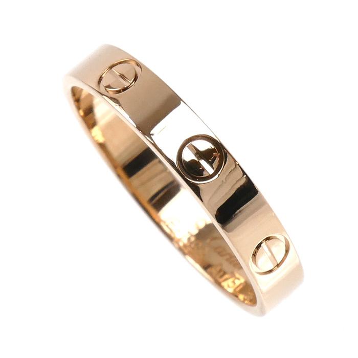 Cartier（カルティエ） K18PG ピンクゴールド ミニ ラブリング リング