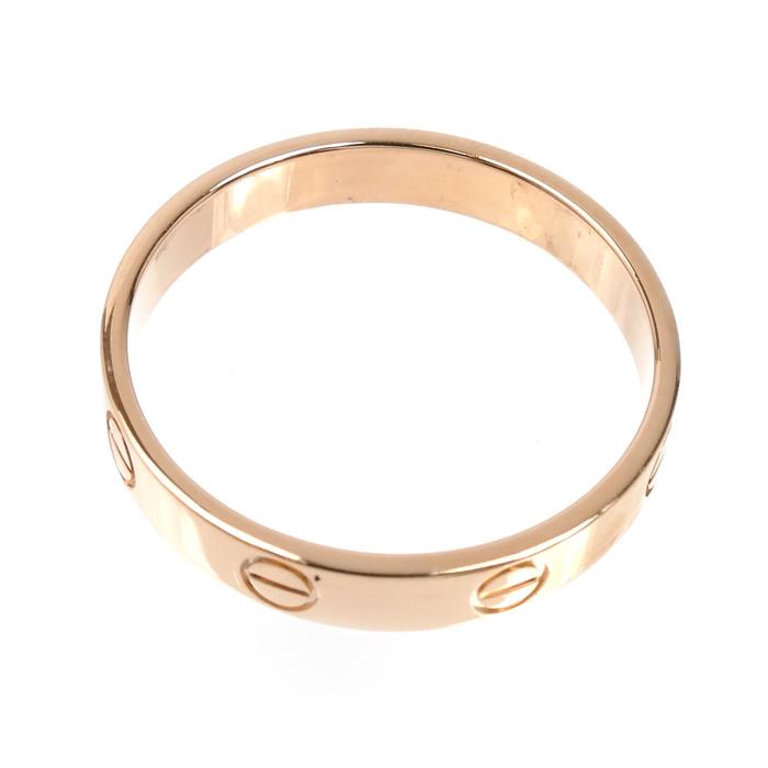 Cartier（カルティエ） K18PG ピンクゴールド ミニ ラブリング リング