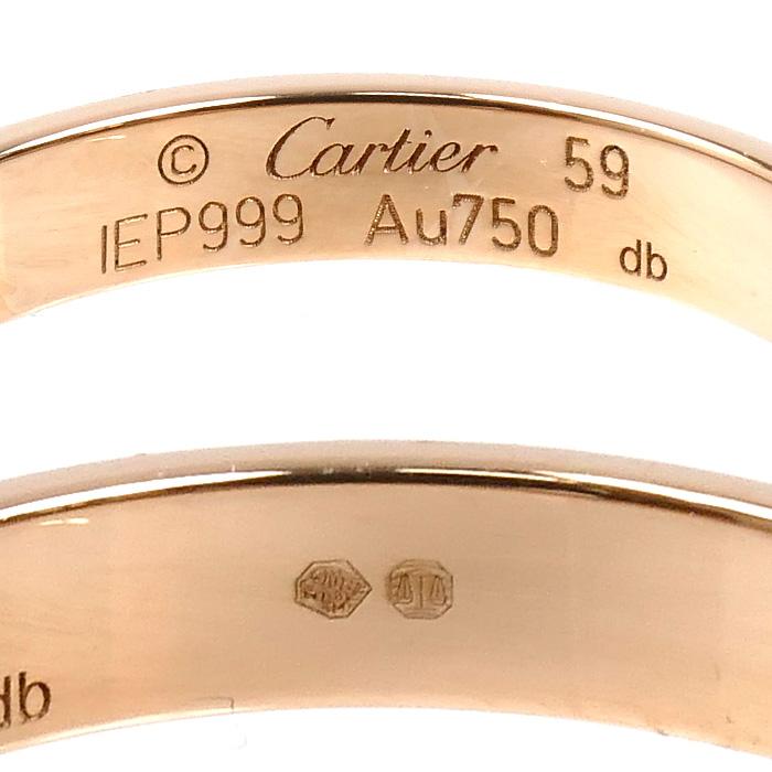 Cartier（カルティエ） K18PG ピンクゴールド ミニ ラブリング リング